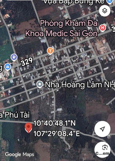 Bán đất xã hoà hiệp dt: 2.200m2 view suối đường nhựa,sát TL329