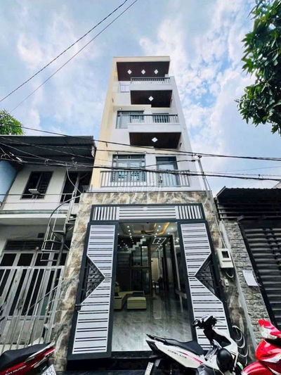 Nhà phố 4x16m Có Thang máy hẻm 6m thông Lê Văn Khương