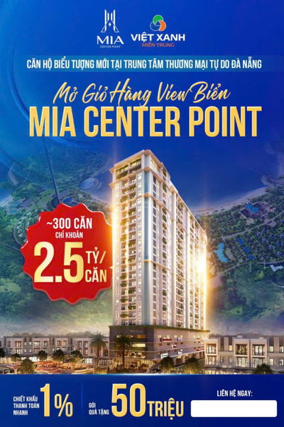 CHỈ TỪ 2,5 TỶ  SỞ HỮU CĂN HỘ 2PN VIEW BIỂN TẠI ĐÀ NẴNG