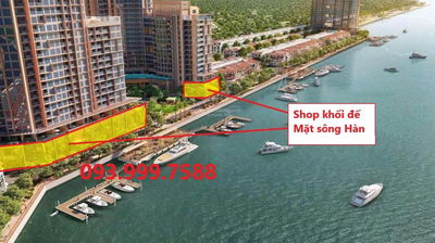 Độc quyền 3 lô shophouse khối đế Symphony view sông Hàn, pháo hoa chỉ từ 15 tỷ. Ưu đãi tới 18%