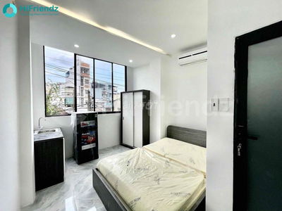 Cho Thuê Phòng Cửa Sổ Trời Mới Full Nội Thất Gần CV Gia Định Phú Nhuận