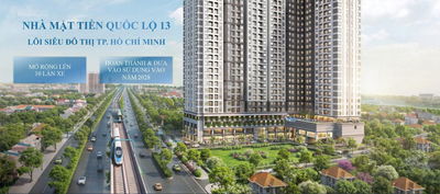 Căn Hộ Symlife,Mặt Tiền Quốc Lộ 13,Giá 2,6tỷ/căn(70m2-2PN,2WC)Mở bán đợt đầu,Thanh toán 1%/tháng