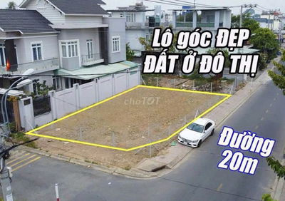 BÁN NHANH LÔ ĐẤT GÓC 2 MẶT TIỀN,THỊ TRÂN CỦ CHI, SHR GIÁ 400TR CÒN BỚT