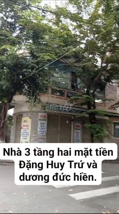 💎Cần bán nhà 3 tầng 2 MT Đặng Huy Trứ và Dương Đức Hiền,P Hoà Khánh.