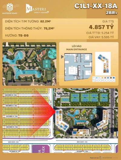 Hot!Căn hộ 2N+ view pháo hoa cực đẹp, kính cong toàn cảnh, tầng trung, giá tốt nhất thị trường.