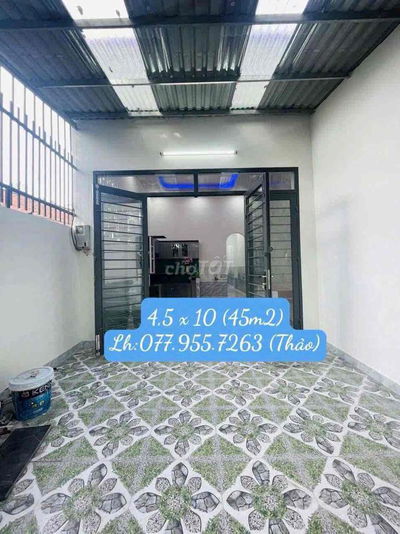 Cần bán nhà hẻm xe hơi ngay trung tâm bình thạnh 45m2