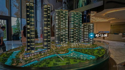 HÀNG HOT 2PN CĂN GÓC HOA HẬU EATON PARK THÁP A2, VỊ TRÍ VÀNG MẶT TIỀN MAI CHÍ THỌ - VIEW SÔNG
