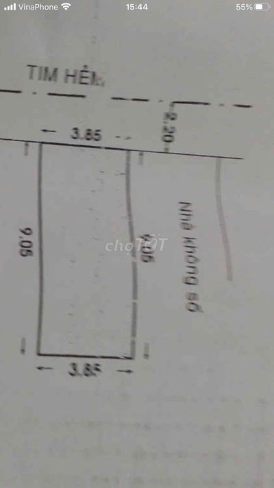 Nhà hẻm thông 4m đường Lạc Long Quân.DT3,9 x 9m
