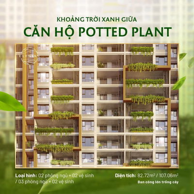 Elysian căn 2PN view sông, có vườn treo, chiết khấu full 9%, ký trực tiếp CĐT chỉ 5,145 tỷ