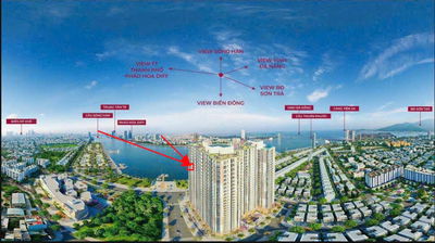 CHÍNH CHỦ GỬI BÁN CĂN 2PN PENINSULA TRỰC DIỆN NHÌN THẲNG RA SÔNG. 64M2 GIÁ CHỈ 3 TỶ 869