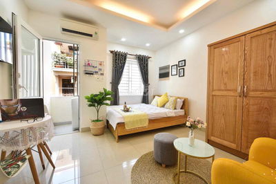 CHO THUÊ CĂN HỘ BAN CÔNG CÓ CỬA SỔ - RỘNG 35M2 - ĐƯỜNG THÀNH THÁI Q10