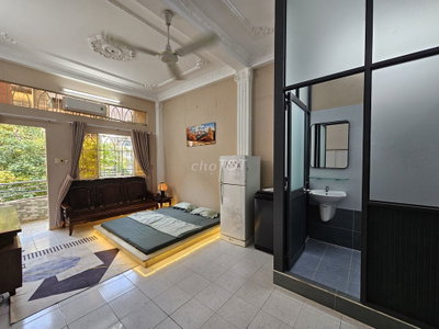 Phòng đẹp-BanCong 42m2 full NT, ôtô ĐậuĐếnNhà, CX ChuVănAn P26 BT