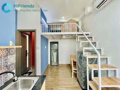 Duplex ban công siêu lớn full nội thất đẹp mới