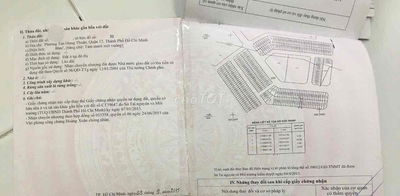 BÁN LÔ ĐẤT TẶNG KÈM CĂN NHÀ 3 LẦU TRONG KDC AN SƯƠNG- QUẬN 12