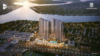 Căn 2PN Masteri Rivera Danang view trực diện sông -hướng Nam