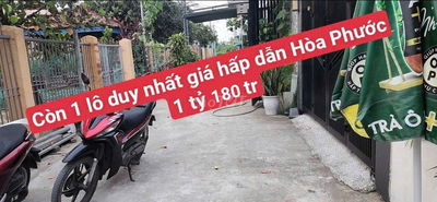 ĐẤT TỐT 💥💥 ĐÀ NẴNG-1 TỶ 180TR tậu bìa hồng 120m đường 5m thông thoáng
