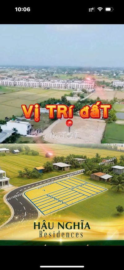 Cần bán gấp đất ngay thị trấn Hậu Nghĩa cách Vinhomes 300m (SHR)