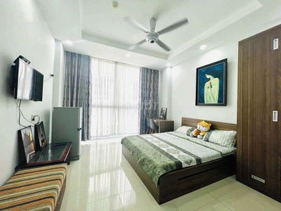 Phòng studio 35m2_ban công_full nt_Mê Linh, Bình Thạnh