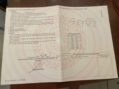 Bán đất SHR đường Tỉnh Lộ 10, Tân Tạo 4m*32m- Đất ở có 69m2, hẻm thông