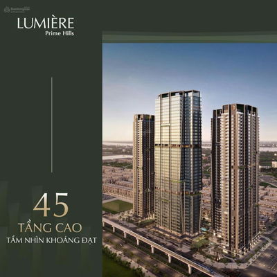 Qũy căn Lumiere Prime Hills đẹp - giá tốt nhất, CK tới 19,3%, vay LS0% 36 tháng