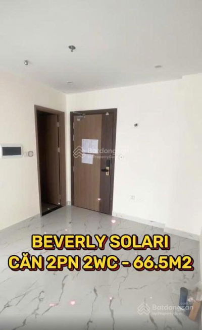 CẦN BÁN GẤP - CĂN 2PN , 2WC VIEW SÔNG, HƯỚNG MÁT - GIÁ CHỈ 50 TRIỆU/M2 - BEVERLY SOLARI