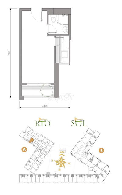 Cho thuê căn hộ Văn Phòng Mastari An Phú Dt 31M