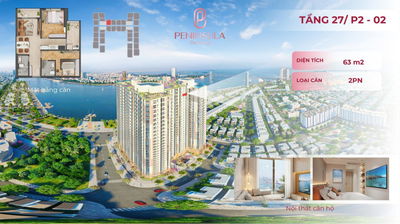 CĂN HỘ 2PN VIEW BIỂN MỸ KHÊ TẦNG CAO BÀN GIAO NỘI THẤT LIỀN TƯỜNG - CHO THUÊ TỪ 25-30TR/ THÁNG!