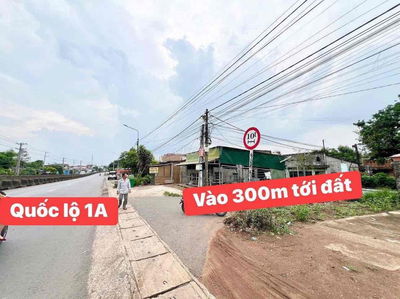 Quá Rẽ Đẹp Mt nhựa 5x25 thổ cư,Giáp quốc lộ 1A Gần kcn