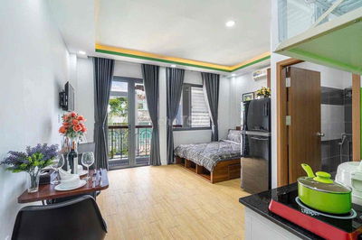 Cho Thuê Studio 40m2 Full NT Bancol Ngập Tràn Ánh Sáng Ngay Hutech