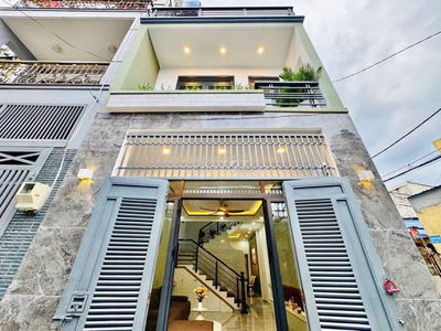 BÁN NHÀ 52M2 - DÀI 13M - HẺM XE Ô TÔ ĐẬU TRƯỚC CỬA NHÀ - DÂN TRÍ CAO
