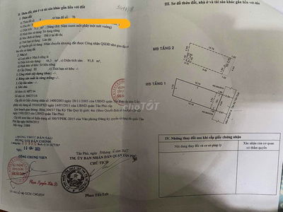 Bán nhà 304/37/* Tân Kỳ Tân Quý, P. Sơn Kỳ, Q. Tân Phú, HCM