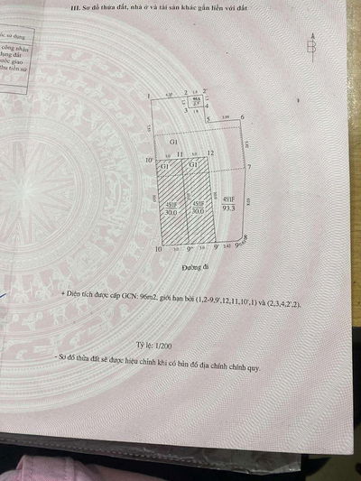 Bán đất khu dân cư có sổ đỏ - Hoàng Hoa Thám