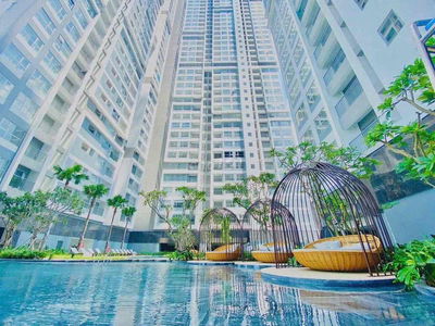 cho thuê căn hộ happy one central 2pn 2wc sẵn rèm ,ml,máy nước nóng...