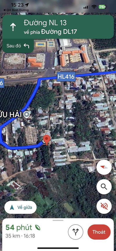 Đất chính chủ sát trung tâm VHTT và trường học xã tân định