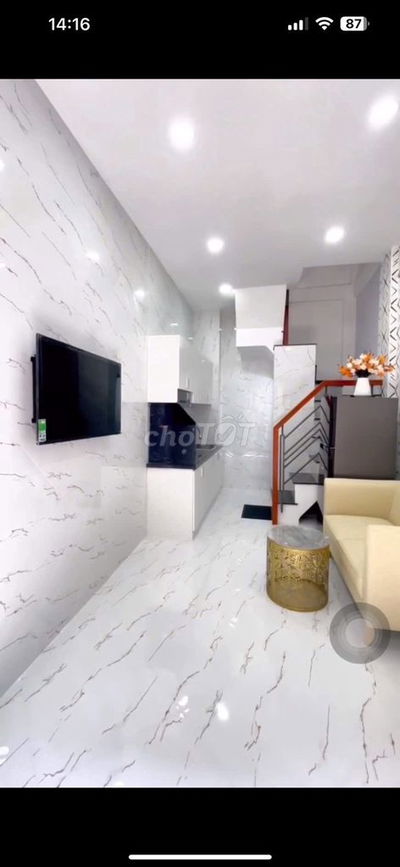 4 tầng - Võ Văn Kiệt, P.Cầu Kho, Q1 SHR, Full Nội thất, sát mặt tiền