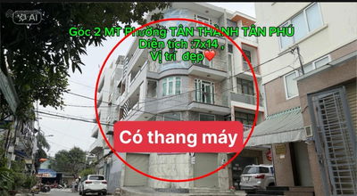 Bán nhà biệt thự Cộng Hòa 3, Tân Thành, Tân Phú, 15,5 tỷ, 95m2 giá tốt Hot!