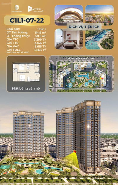 Bán 2N 50.5m2 view công viên nội khu cực đẹp. Giá chỉ 62tr/m2. LH 0962 506 ***
