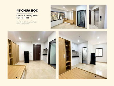 Cần Cho Thuê Phòng 22m² Full Đồ–Ngõ 43 Chùa Bộc–PCCC Chuẩn Quốc Gia