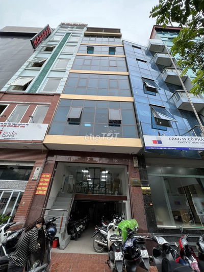 Cho thuê nhà phố Trung Kính, Dt 63m2 x 7 tầng đủ Điều hòa có Thang Máy