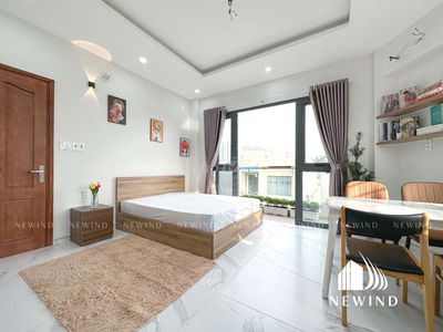 Studio Full nội thất_Ban công_KDC Him Lam gần RMIT - ĐH TĐT , giáp Q4