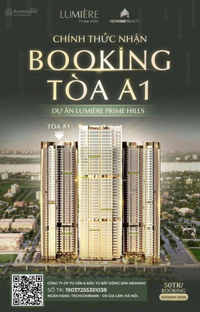 CHÍNH THỨC NHẬN BOOKING TÒA CITYLINE VIEW TRIỆU ĐÔ TẠI LUMIERE PRIME HILLS VINHOMES CỔ LOA
