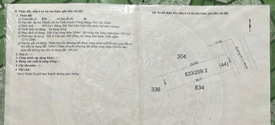 Bán gấp đất 7x30m Giá 860tr MT đường Quốc lộ N2 ngay KCN Trảng Bàng