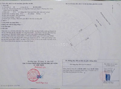 CHỈ 4,7 TỶ SỞ HỮU NGAY LÔ ĐẤT ĐẸP ĐƯỜNG THANH LƯƠNG 1, HOÀ XUÂN