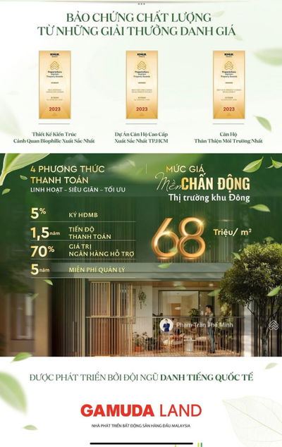 GIỎ HÀNG ĐỘC QUYỀN 8 SUẤT CĂN 2PN,3PN chiết khấu 9%. LH 0909 411 ***