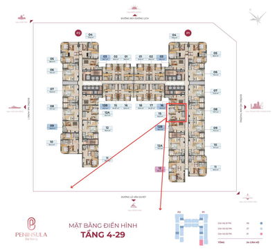 Hot! Căn hoa hậu Penhouse tầng 30 view trực diện sông Hàn mới ra mắt, độc quyền từ CĐT Peninsula