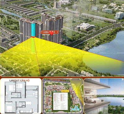 Quỹ căn 3PN2VS Masteri Lakeside , Hướng Mát - View Hồ - Tiện ích trọn đời - GIÁ TỐT - CSBH tháng 7