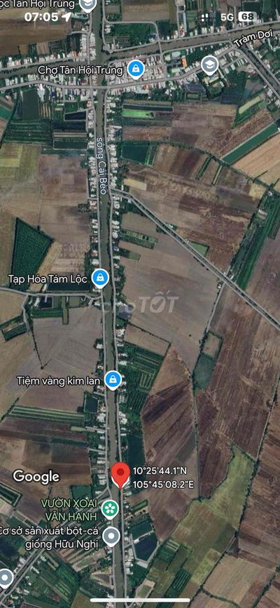 Đất nền bình hàng trung