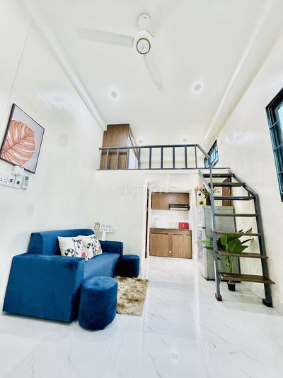 CUỐI ĐƯỜNG NGUYỄN KHUYẾN - GÁC XÉP FULL NỘI THẤT -NGAY GẦN HỒ VĂN QUAN