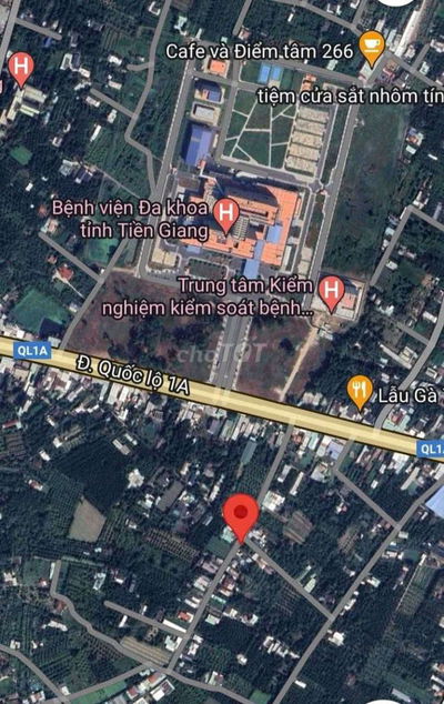 ĐẤT MẶT TIỀN  BỆNH VIỆN MỚI ĐỒNG THÁP(TIỀN GIANG)