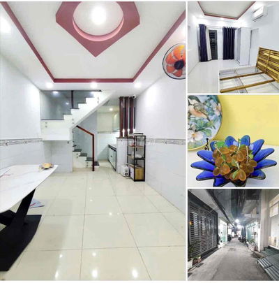 NHÀ MỚI NỘI THẤT ĐẸP, 2 LẦU, P. TÂN ĐỊNH Q1,2P. NGỦ 2WC 2-3ng đi lam